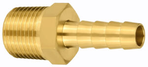 Barbed fitting for IP5X and 6X dust testing